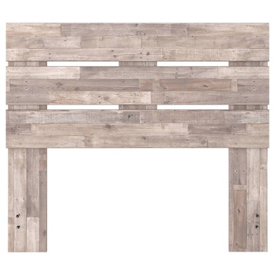 Neilsville Full Whitewash Wood Panel Headboard