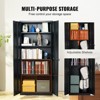 VEVOR Metal Storage Cabinet, Steel Locking Storage Cabinet with 2 Magnetic Doors and 4 Adjustable Shelves, 71'' Metal Cabinet, Black - 4 of 4
