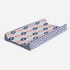 Bacati - Emma Printed Kilim Coral/Mint/Navy Quilted Changing Pad Cover - 2 of 4