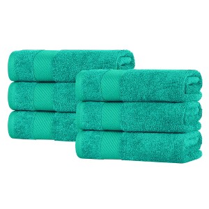 Modern Solid Classic Luxury Egyptian Cotton Towel Set by Blue Nile Mills - 1 of 4