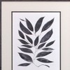 HomeRoots Set of Two Beige And Black Leaves Framed Art - 3 of 4