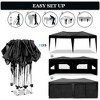 Outdoor Canopy Tent, Wedding Party Tent Sun Shade Metal Frame Shelter - 3 of 4