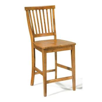Arts and Crafts Counter Height Barstool Hardwood/Cottage Oak - Home Styles