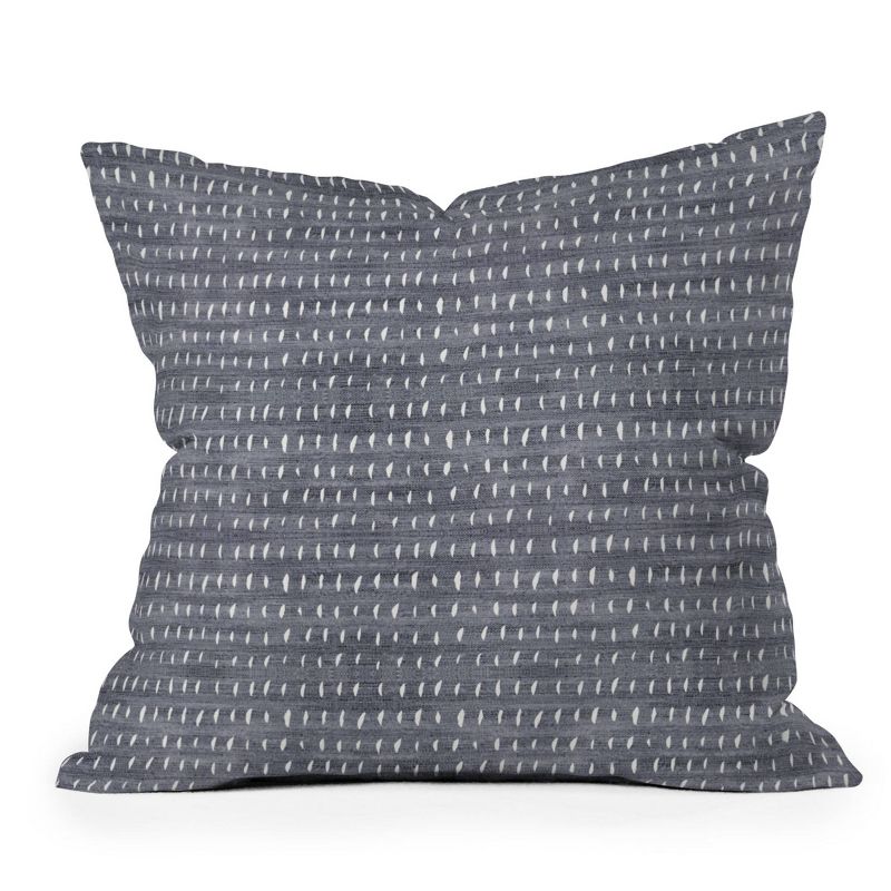 Holli Zollinger Bogo Rain Outdoor Throw Pillow Denim Blue- Deny Designs, 1 of 5