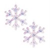 LED Lighted Snowflake Ornament Set of 2 Iridescent Finish – 16 Inch by Melrose - 3 of 3
