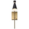 Nuvo Lighting Prospect 1 - Light Sconce in  Matte White/Burnished Brass - 4 of 4