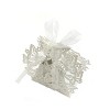Wrapables Butterflies Wedding Party Favor Boxes Gift Boxes with Ribbon (Set of 50) - 2 of 4