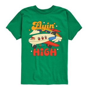 Boys' - Fisher-Price - Flying High Plane With Rainbow Short Sleeve Graphic T-Shirt - 1 of 4
