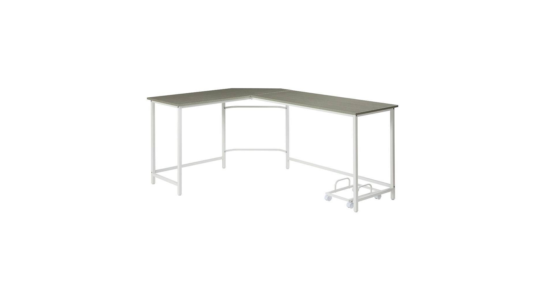 Acme Furniture 66" Dazenus Desk Gray/White Finish