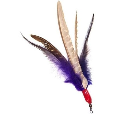 GoCat Da Bird Super Refill Feather Cat Toy, Handmade in the USA