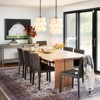 Rennnsan Bristyl 11"W 12-Light Bubble Frosted Glass Modern Dimmable Chandelier in Black - 2 of 4