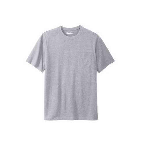 Pocket Crew Neck T-Shirts for Big Men 3XL-8XL