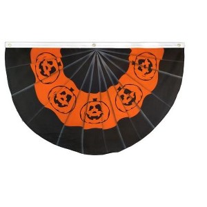 Maison 3'x5' Ft Halloween Pumpkin Bunting Flag For Outdoor & Indoor Use - 1 of 2