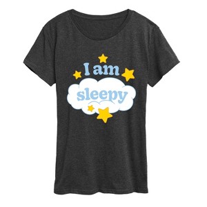 Women's - Instant Message - I Am Sleepy Short Sleeve Graphic T-Shirt - 1 of 4