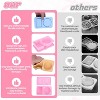 LunaLulinlk 3-Pack Silicone Dual Compartment Reusable Snack Boxes, Food Containers, and Condiment Containers with Lids - 2 of 4