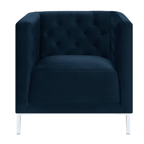 Tarah Accent Chair Dark Night Blue Picket House Furnishings