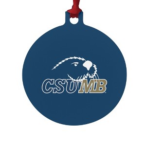 California State University Monterey Bay Primary Logo Aluminum Holiday Christmas Tree Ornament - 1 of 4