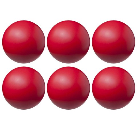 Champion Sports Hi-density Coated Foam Ball, 4, Red, Pack Of 6 : Target