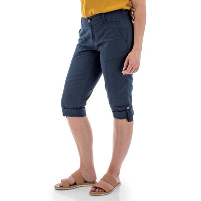 Aventura Clothing Women's Delmar Crop Pant - Insignia Blue, Size