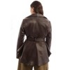 June + Vie by Roaman's High-Low Peplum Leather Jacket - 3 of 4
