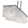 Glacier 7-Light Island Light - Matte Black Steel, Dimmable, 100W, Glam Minimalist Design - 4 of 4