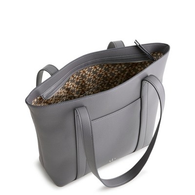 Vera Bradley Women's Outlet Faux Leather Small Vera Tote Bag Quiet Shade — фото 2