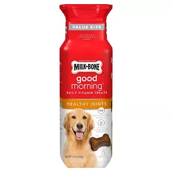 Milk-Bone Good Morning Healthy Joints Chicken Flavor Daily Vitamin Treats for Dogs - 15oz