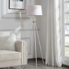 MAYEERTY 63.2 Inch Tripod Floor Lamp - High-Quality Metal Frame, Foot Switch, Tool-Free Assembly - 3 of 4