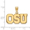 Black Bow Jewelry 10k Yellow Gold Ohio State Buckeyes NCAA Large Pendant - 2 of 3
