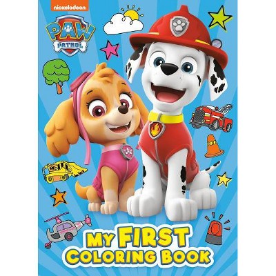 Paw Patrol: My First Coloring Book (Paw Patrol) - by  Golden Books (Paperback)