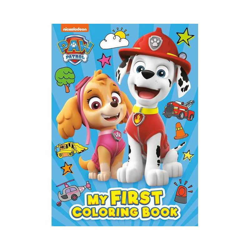 Paw Patrol: My First Coloring Book (Paw Patrol) - by  Golden Books (Paperback), 1 of 2