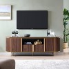 SinCiDo 70" Luxury TV Stand w/Faux Marble Top, Modern TV Console for TVs Up to 80 inches - 3 of 4