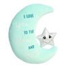 Aurora Medium I Love You To The Moon And Back Precious Moments Inspirational Stuffed Animal Blue 12" - image 2 of 4