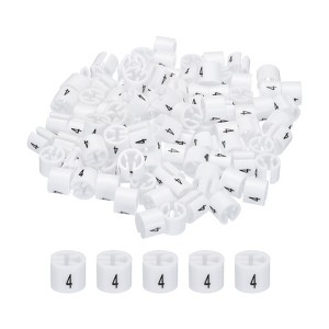 Unique Bargains Easy to Remove Reusable Easy to Recognize Hanger Markers Label - 1 of 3