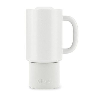 IN STOCK, Coffee Travel Mug With Silicone Lid, Large Ceramic
