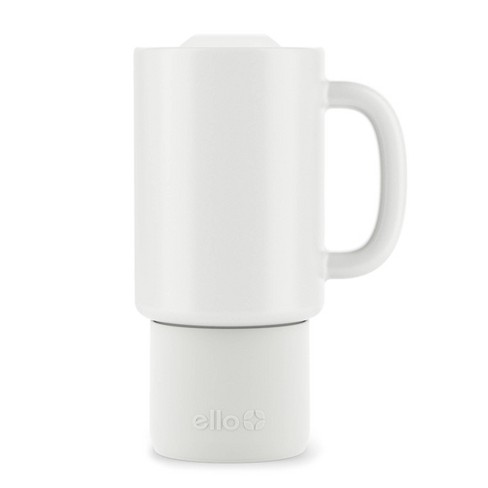 Ello Commute 18oz Ceramic Travel Mug White