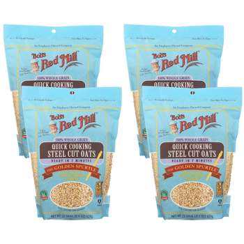 Bob's Red Mill Quick Cooking Steel Cut Oats - Case of 4/22 oz