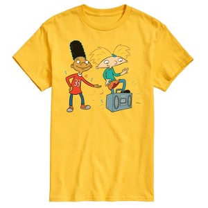 Men's - Hey Arnold! - HA Air Guitar Short Sleeve Graphic T-Shirt - 1 of 4