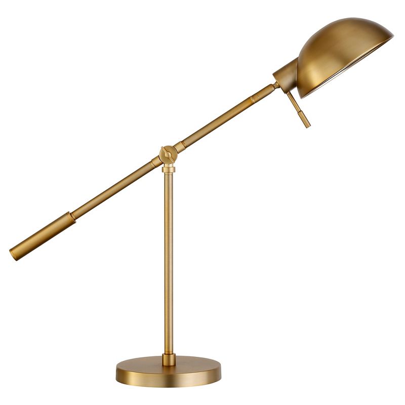 Hampton & Thyme 23.25" Tall Boom Arm Table Lamp with Metal Shade , 4 of 11
