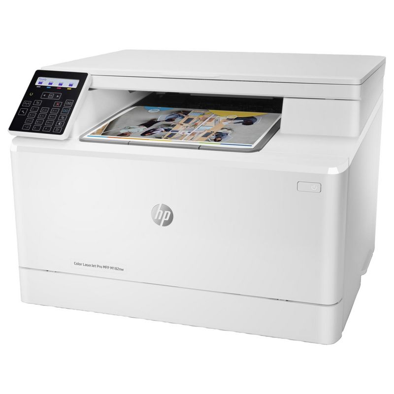 HP Inc. Color LaserJet Pro MFP M182nw Laser Printer, Color Mobile Print, Copy, Scan, 2 of 9