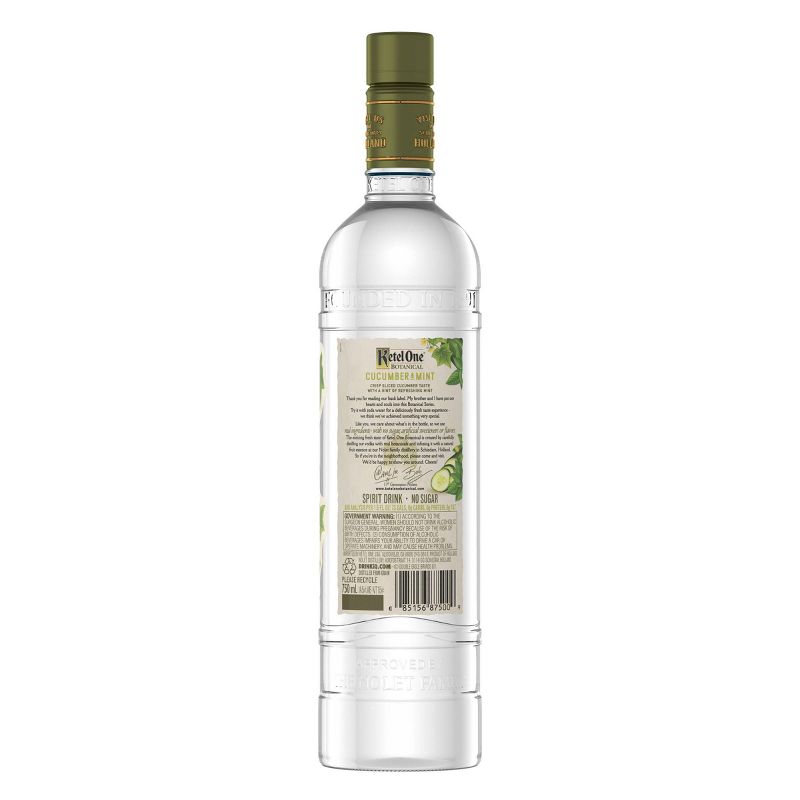 Ketel One Botanical Cucumber Mint Vodka - 750ml Bottle, 2 of 10