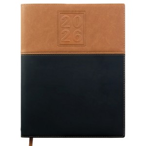 2026 Planner Calendar, 8"x10" : Includes 14 Months (Nov 2025-Dec 2026) / 2026 Weekly Organizer (Brown/Black) - 1 of 4