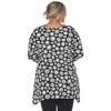 Plus Size Printed Geometric Tunic Top - White Mark - 3 of 4
