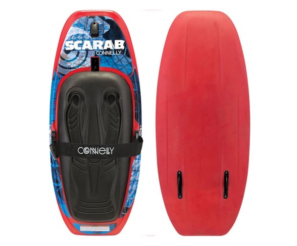 Cwb Connelly 65170038 Scarab All-Ages 52 Inch Kneeboard W/ Retractable Fins, Red