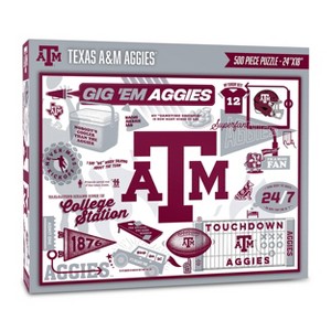 NCAA Texas A&M Aggies 500pc Scrapbook Puzzle : Target