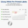 Avery Labels, 2" x 3", Silver-Holly Sparkles, Glossy, 80ct - 2 of 4