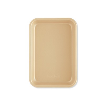 Compact Gold Aluminum Nonstick Eighth Sheet Pan