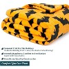 Halloween Throw Blanket, Bat Print Blanket, Holiday Fleece Blanket, Soft, Plush, Warm Winter Cabin Throw - 3 of 4