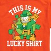Men's - Garfield - This Is My Lucky Shirt Patrick's Day Short Sleeve Graphic T-Shirt - 2 of 4