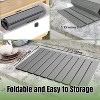 LunaLulinlk Large Stone Drying Mat for Kitchen Counter 24"×16" - Diatomaceous Earth Dish Drying Mat, Quick Dry Dark Gray - 4 of 4